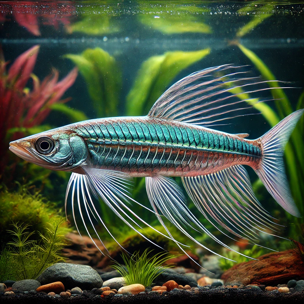 Barbus filamentosus Чорні плями