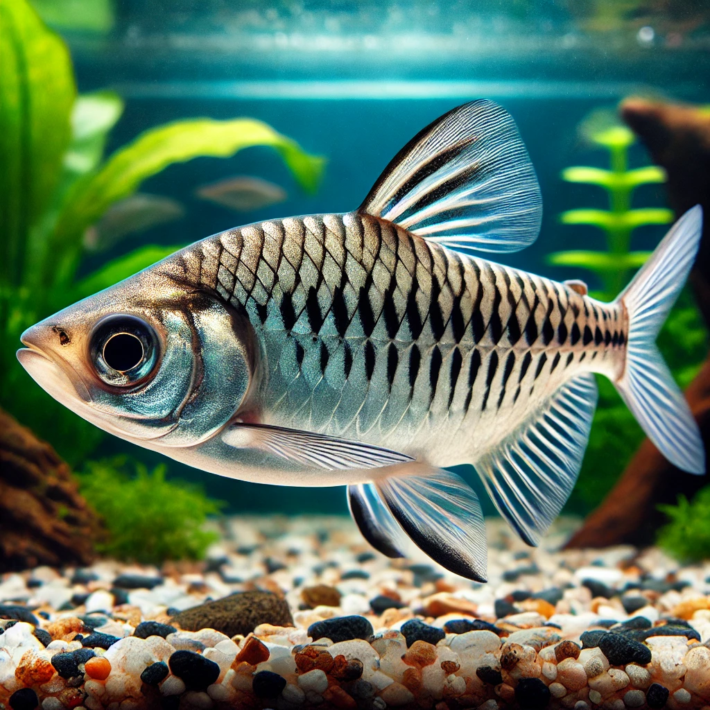 Barbus melanympyx Бородатий ме�...