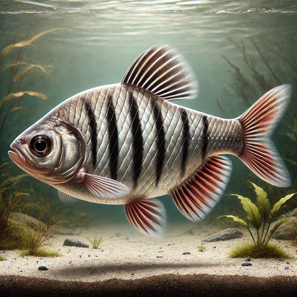 Barbus schwanenfeldi Бородатий