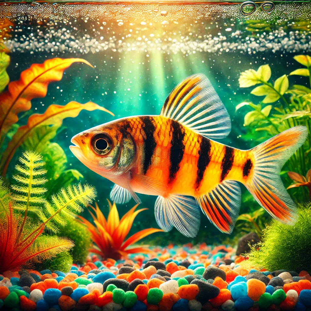 Barbus tetrazona Суматра боро�...