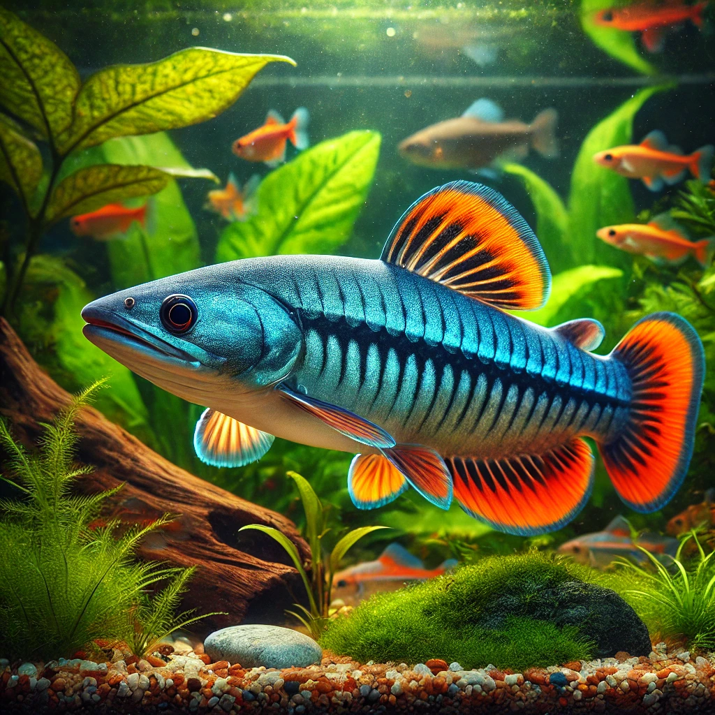 Botia modesta Зелений Лохе