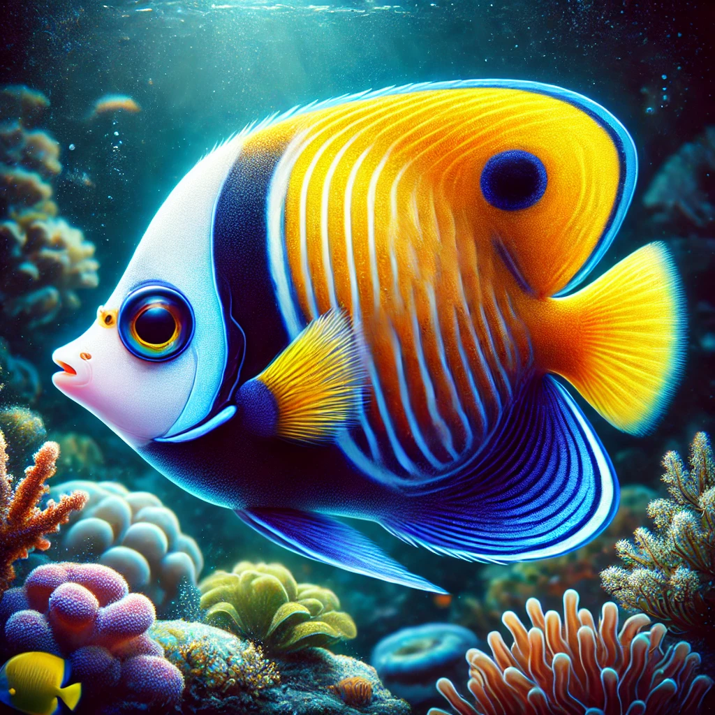 Centropyge bicolor Двосторонній