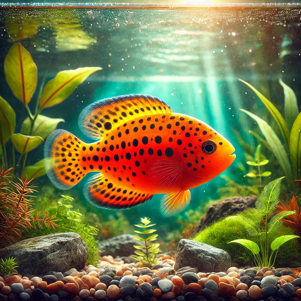 Etroplus maculatus Помаранчева �...