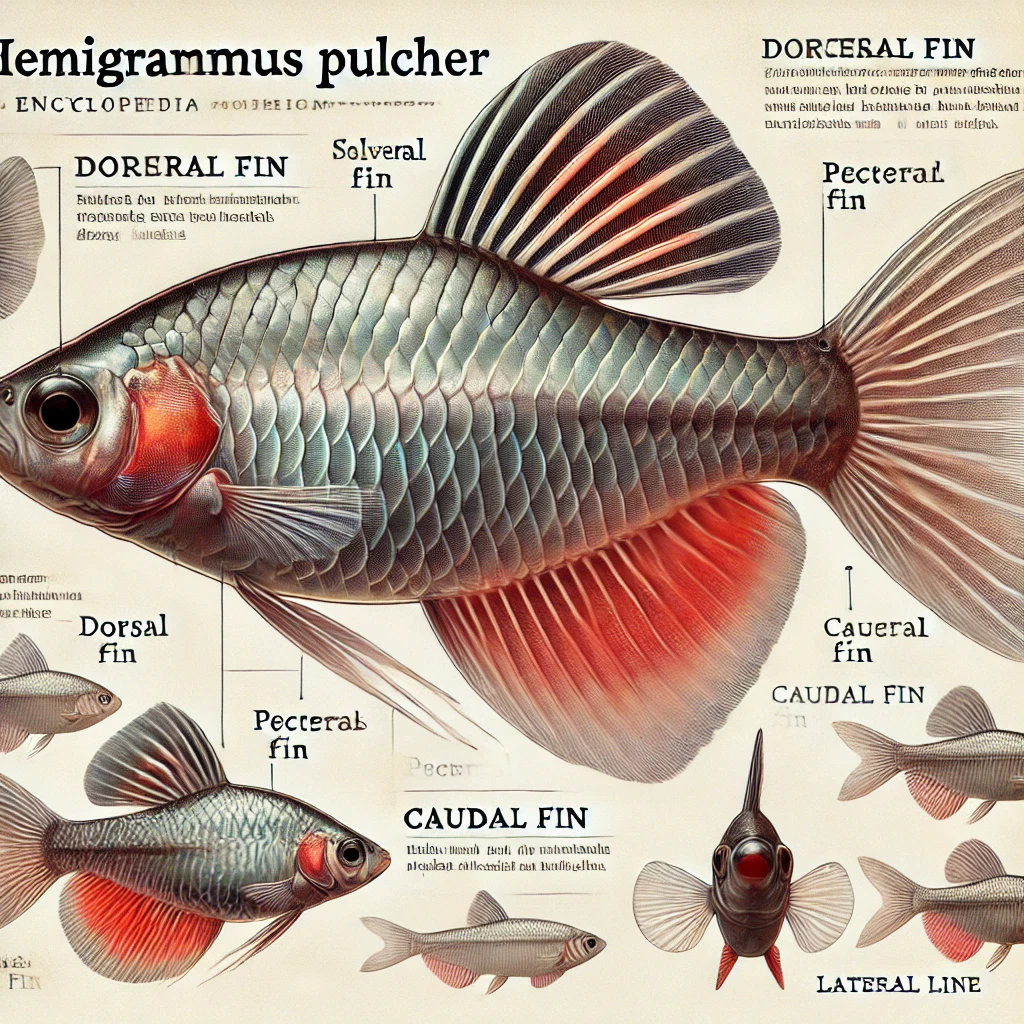 Hemigrammus pulcher Тетра Джолі