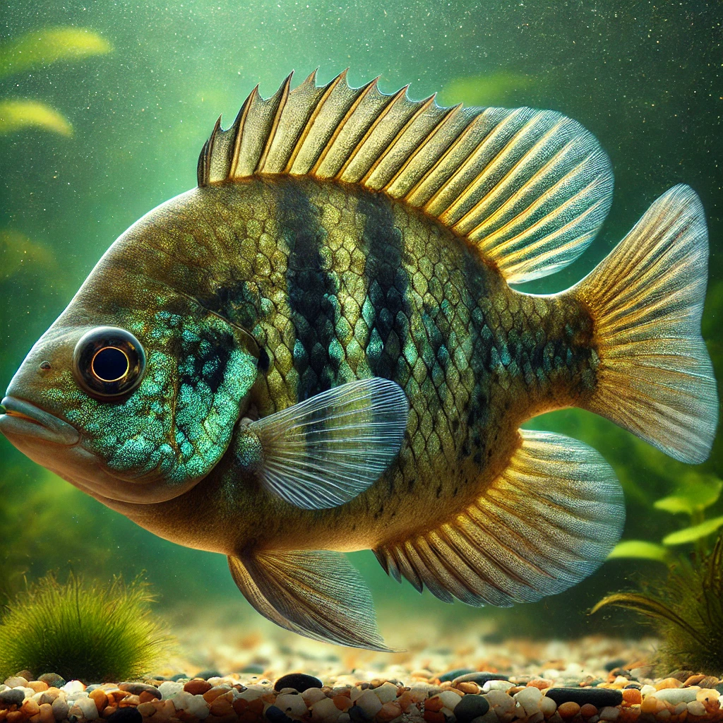 Lepomis macrochirus Синій полюс с...