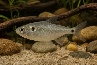 Astyanax bimaculatus Характер діамант