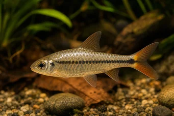 Barbus melanympyx (Бородатий меларімпекс)