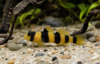 Brachygobius xanthozona (Риба Бурдона)