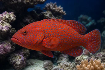 Cephalopholis miniatus (Грубень)