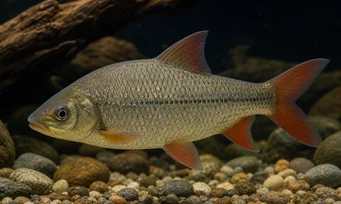 Distichodus noboli (Червоні плавники distichodus)