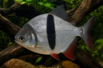 Myleus schomburgkii Schomburgk myleus, Black Bar Myleus