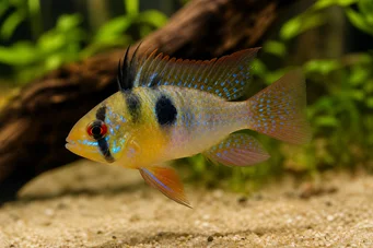 Microgeophagus ramirezi Рамірезі