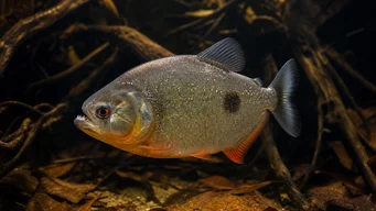 Serrasalmus spilopleura Чорна смуга Pacu, Night Piray