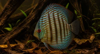 Symphysodon aequifasciatus (Дискус Браун)