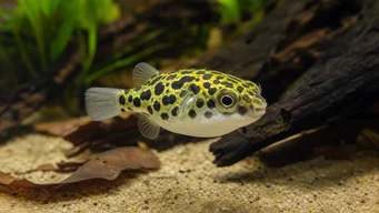 Tetraodon schoutedeni Конго Тетраодон, леопардовий тетраодон