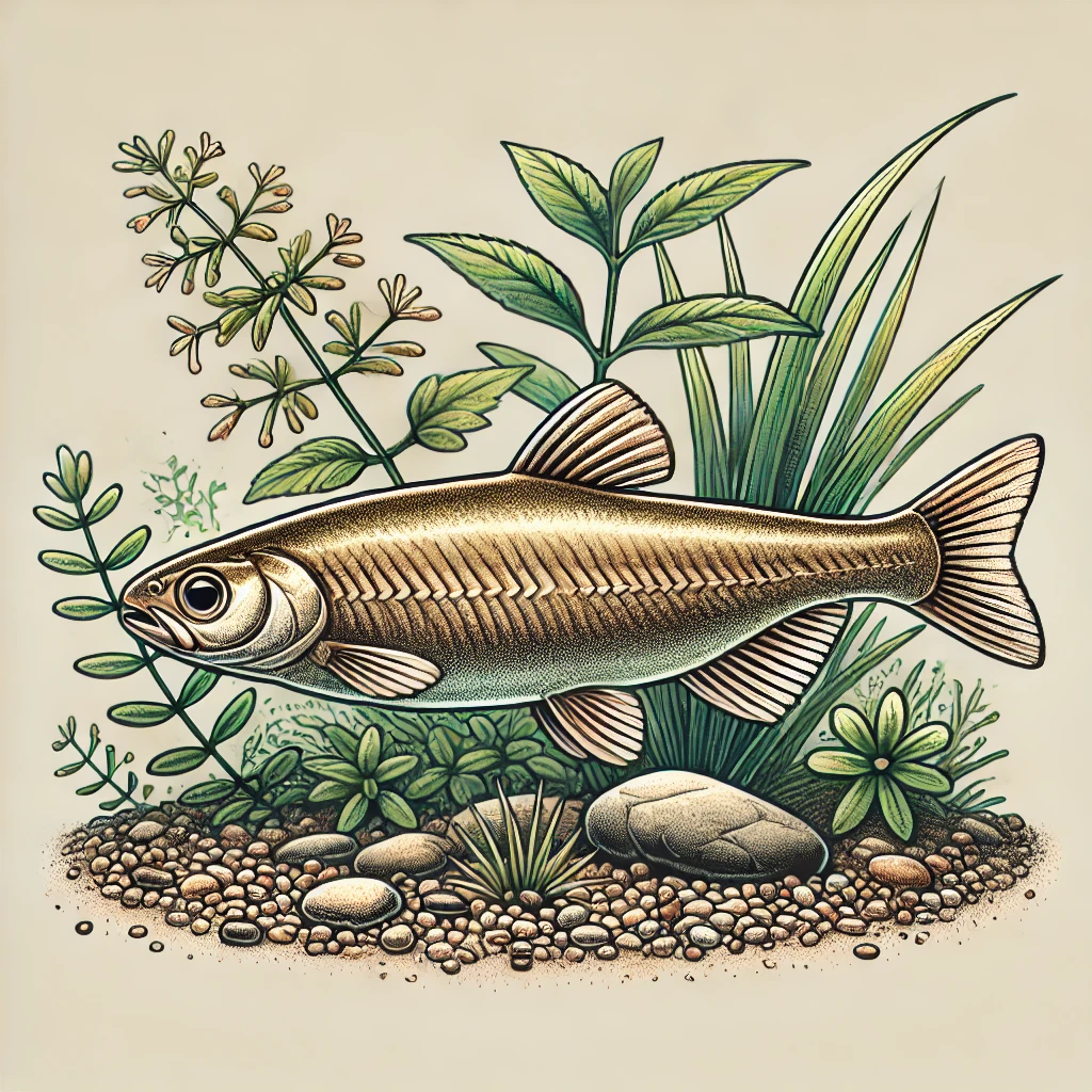 Pimephales promelas Пімофали блу�...