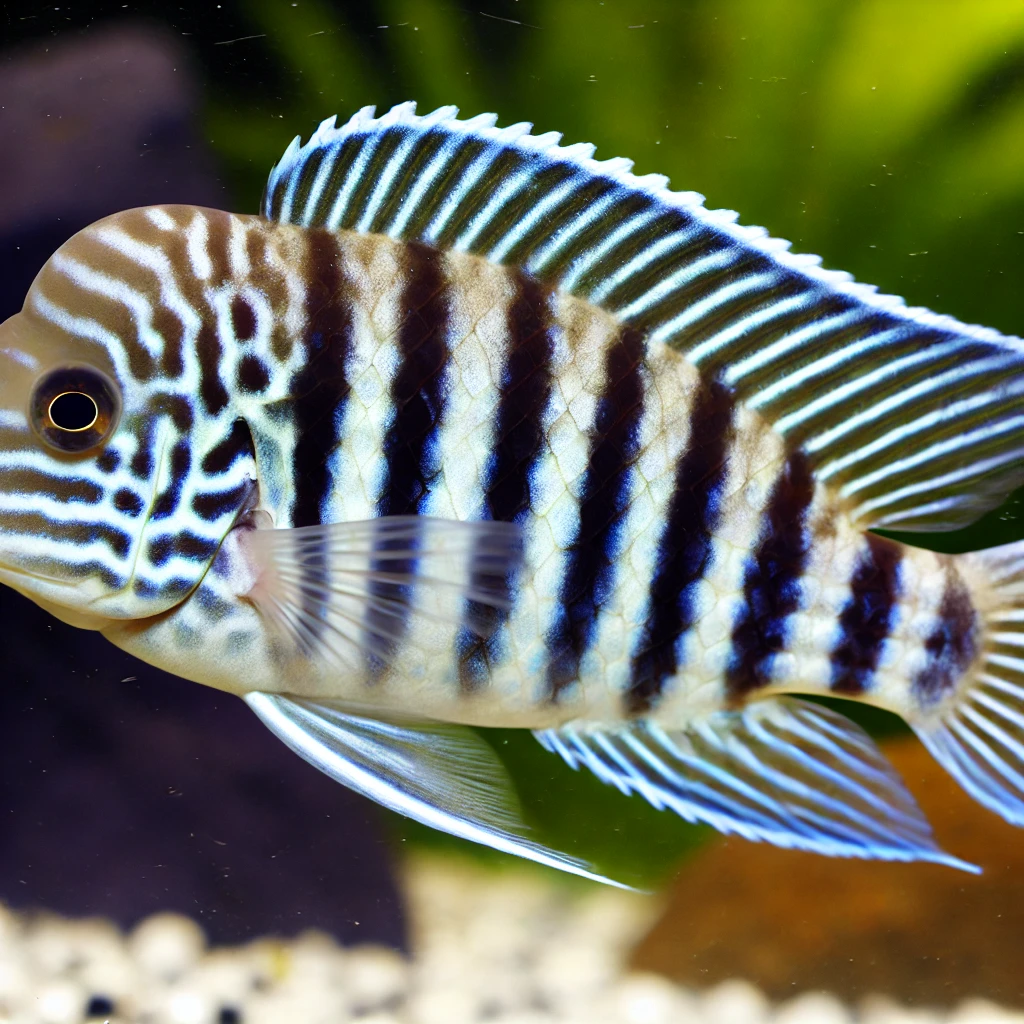 Pseudotropheus zebra Cichlid Малаві