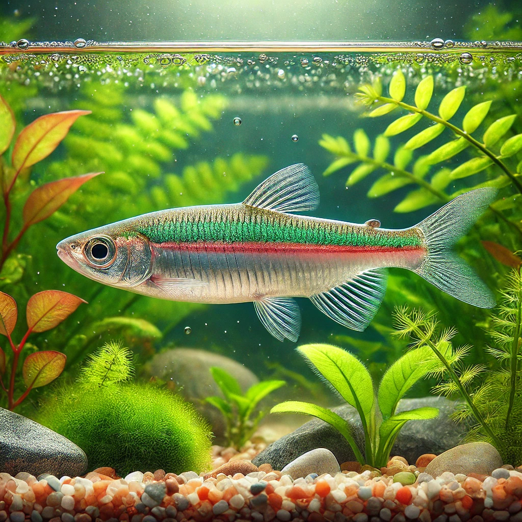 Rasbora borapetensis Червоний