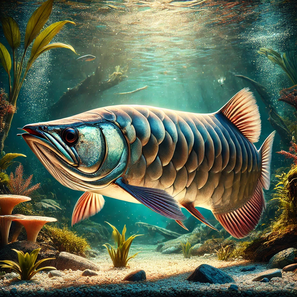 Scleropages jardini Байрамунд