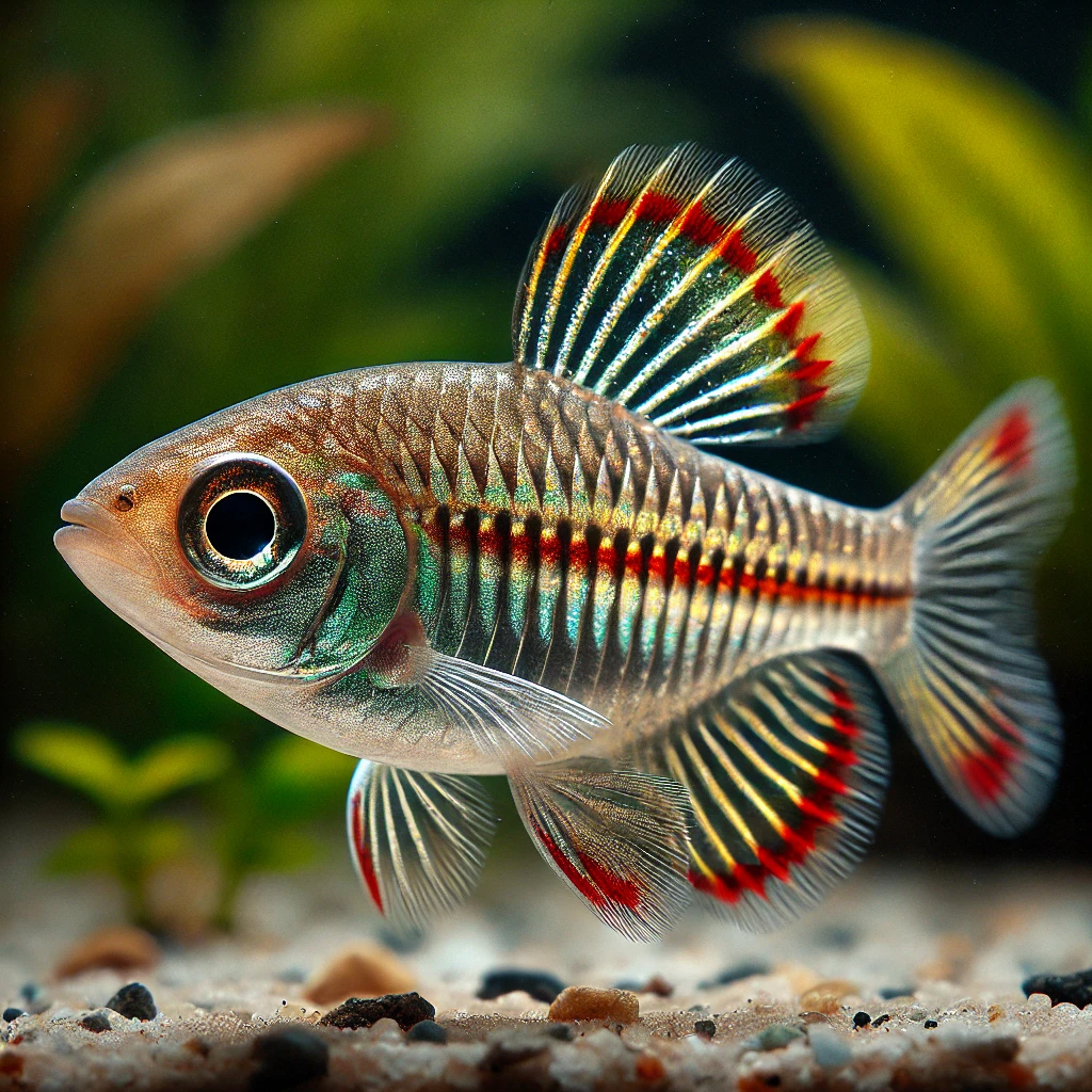 Tanichthys albonubes Бідний неоно�...